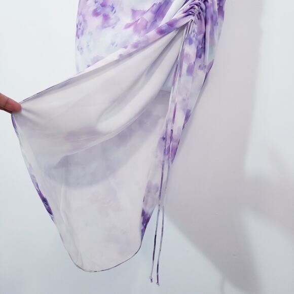 For Love & Lemons Lavender Zinna Midi Dress - Picture 4 of 14